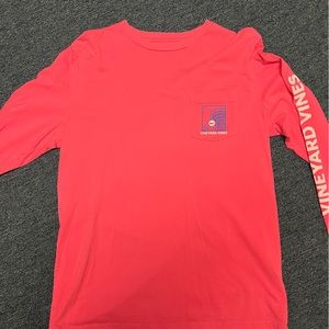 Vineyard Vines long sleeve men’s lacrosse tee